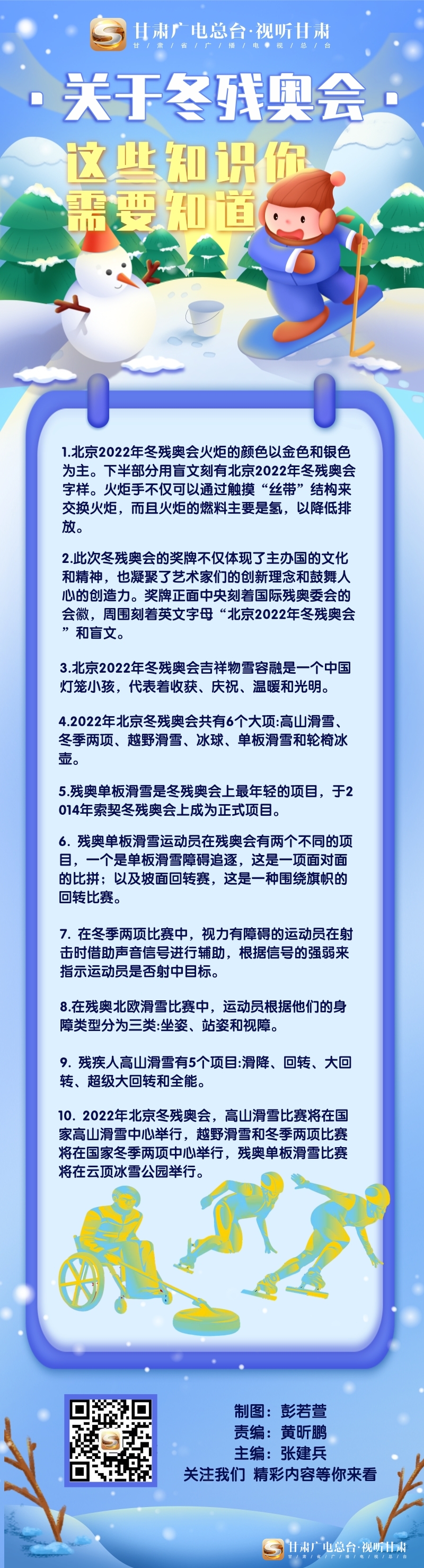 科普贴关于冬残奥会这些知识你需要知道